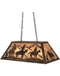Cowboy  Steer Oblong Pendant 31362 by   