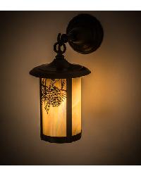 Fulton Winter Pine Hanging Wall Sconce 43797 by   