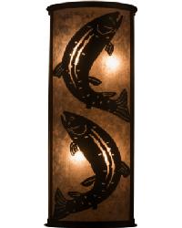 Leaping Trout Wall Sconce 82464 by   