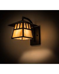 Stillwater Double Bar Mission Curved Arm Hanging Wall Sconce 91597 by   