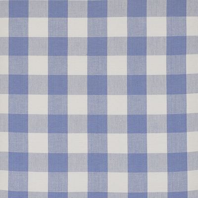 Adaline 127 Cornflower in COLOR THEORY-VOL.II TRUE BLUE Yellow Multipurpose COTTON/ Fire Rated Fabric Large Check  Check  NFPA 260  CA 117   Fabric