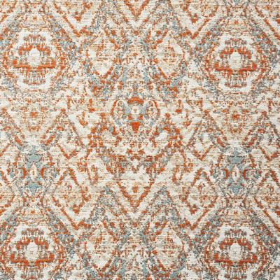 Alamosa 710 Ceramic in PERFORMANCE WOVENS-PAINTBRUSH Orange Upholstery POLYESTER/20%  Blend High Performance Classic Jacquard  Ikat  Fabric