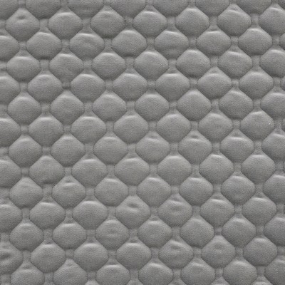 Apiary 915 Tin in PERFORMANCE WOVENS-SILVER SUN Grey Upholstery POLYESTER Contemporary Diamond  Heavy Duty Quilted Matelasse  Solid Velvet   Fabric