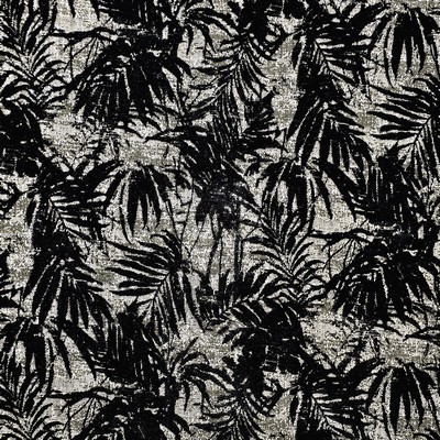 Botanist 601 Shadow in PW-VOL.IV SMOKESHOW Grey VISCOSE/29%  Blend Fire Rated Fabric High Wear Commercial Upholstery CA 117  NFPA 260  Tropical  Classic Tropical   Fabric