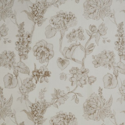 Camellia 510 Tea in COLOR THEORY-VOL.III CHAI (SAM Multipurpose POLYESTER  Blend Fire Rated Fabric Modern Floral  Fabric