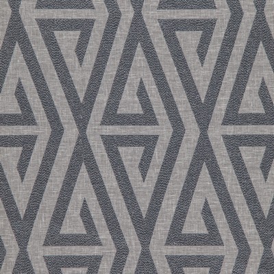 Chagall 608 Shark in WIDE WIDTH DRAPERY Grey POLYESTER/29%  Blend Fire Rated Fabric Geometric   Fabric
