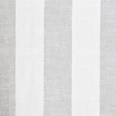 Copacabana 504 Cement in STRIPES & CHECKS Grey Multipurpose LINEN/45%  Blend Heavy Duty Wide Striped   Fabric