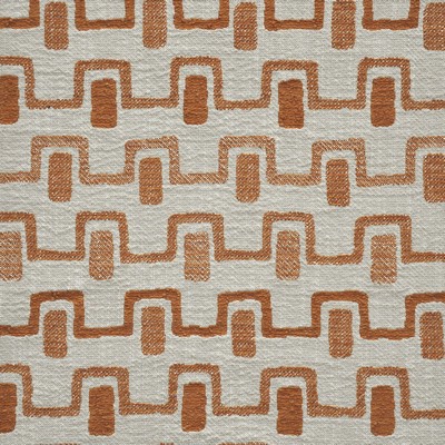 Dodge 437 Pekoe in COLOR WAVES-NEAPOLITAN Orange POLYESTER/12%  Blend Fire Rated Fabric Geometric  Heavy Duty NFPA 260  CA 117   Fabric