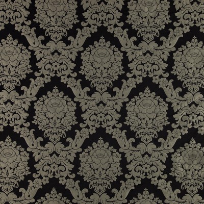 Estate 459 Onyx in COLOR THEORY-VOL.III LONDON FO Black POLYESTER/2%  Blend Fire Rated Fabric