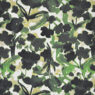 Floral Frenzy 201 Forest in COLOR THEORY-VOL.II MALLARD POLYESTER/ Fire Rated Fabric Heavy Duty CA 117  NFPA 260  Abstract Floral   Fabric