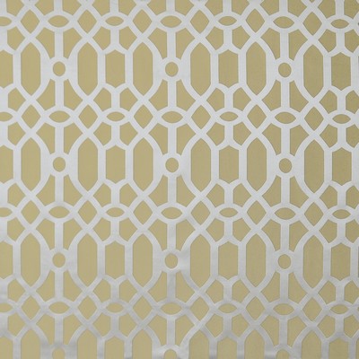Gilded 411 Midas in COLOR THEORY-VOL.III LONDON FO Drapery VISCOSE/33%  Blend Fire Rated Fabric Classic Jacquard  Lattice and Fretwork   Fabric