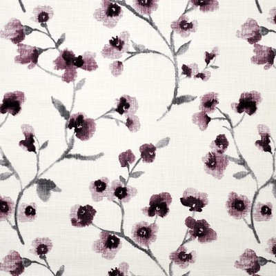 Hokkaido 336 Grape in COLOR THEORY VOL. V - SORBET Purple Multipurpose COTTON Jacobean Floral  Modern Floral Oriental   Fabric