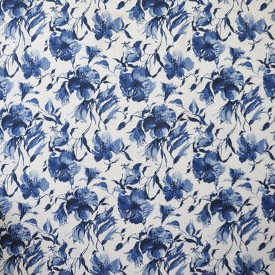 Igraine 225 Lake in COLOR THEORY-VOL.III BAY BREEZ POLYESTER  Blend Fire Rated Fabric NFPA 701 Flame Retardant  Modern Floral  Fabric