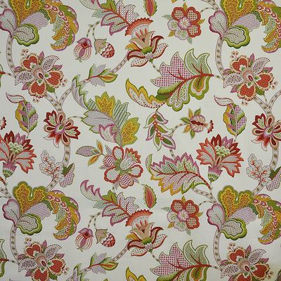 Mariella 320 Multi in COLOR THEORY-VOL.II FULL BLOOM Multi Multipurpose COTTON/ Fire Rated Fabric NFPA 260  Jacobean Floral   Fabric