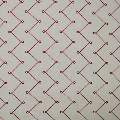 Monocle 249 Fuchsia in COLOR WAVES-GARDENIA Pink Drapery POLYESTER/28%  Blend Zig Zag   Fabric