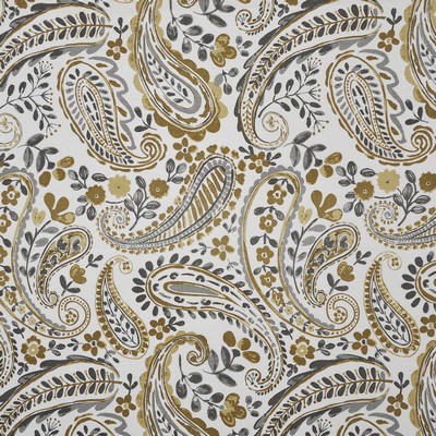 Marzipan 725 Metal in COLOR THEORY-VOL.IV PRAIRIE Grey COTTON/25%  Blend Medium Duty Classic Paisley   Fabric