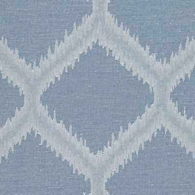 Marcel 613 Waterfall in WIDE WIDTH DRAPERY Blue POLYESTER  Blend Fire Rated Fabric Southwestern Diamond  NFPA 701 Flame Retardant   Fabric