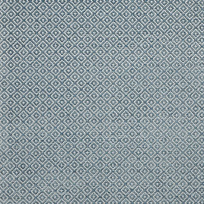 Newel 721 Cypress in PERFORMANCE WOVENS-PAINTBRUSH Blue Upholstery POLYESTER Patterned Chenille  Geometric  Contemporary Diamond  Heavy Duty  Fabric