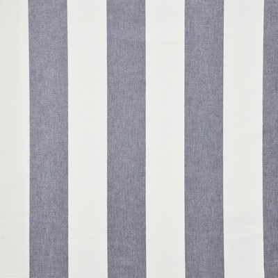 Open Lane 606 Chambray in COLOR THEORY-VOL.IV BLUE CRUSH Blue COTTON  Blend Fire Rated Fabric Medium Duty CA 117  NFPA 260  Wide Striped   Fabric
