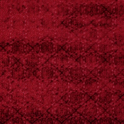 Prism 630 Cardinal in CLASSIC VELVETS Red VISCOSE/35%  Blend Fire Rated Fabric Floral Diamond  Patterned Velvet   Fabric