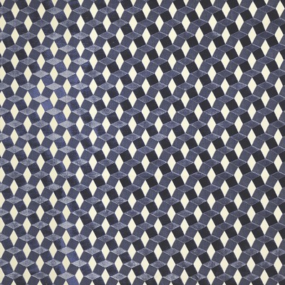 Perspective 751 Sapphire in TELAFINA XI Blue SPUN  Blend Fire Rated Fabric Contemporary Diamond  Heavy Duty CA 117  NFPA 260   Fabric