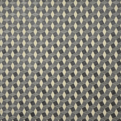 Perspective 778 Steel in TELAFINA XI Grey SPUN  Blend Fire Rated Fabric Contemporary Diamond  Heavy Duty CA 117  NFPA 260   Fabric