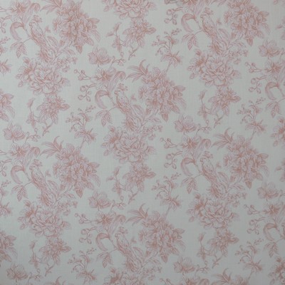 Paradise 314 Peachy in COLOR THEORY-VOL.III SANGRIA(S Orange Drapery POLYESTER  Blend Fire Rated Fabric NFPA 701 Flame Retardant  Tropical  Floral Toile   Fabric