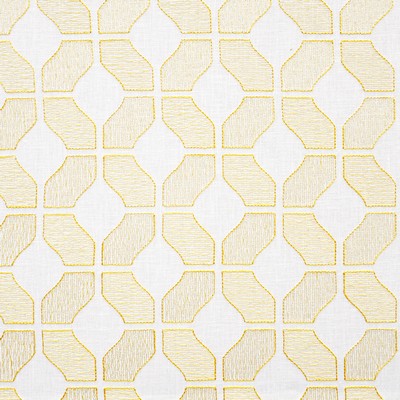 Parenthesis 308 Honey in COLOR THEORY VOL. V - SORBET Yellow Multipurpose COTTON/25%  Blend Fire Rated Fabric Geometric  Diamond Ogee  CA 117   Fabric