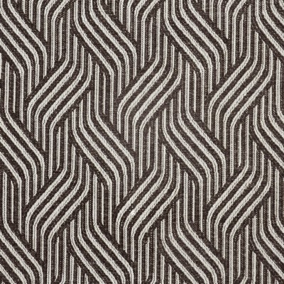 Pathfinder 803 Truffle in PERFORMANCE WOVENS-BADLANDS Brown Upholstery POLYESTER/5%  Blend Patterned Chenille  Geometric  High Performance Zig Zag   Fabric