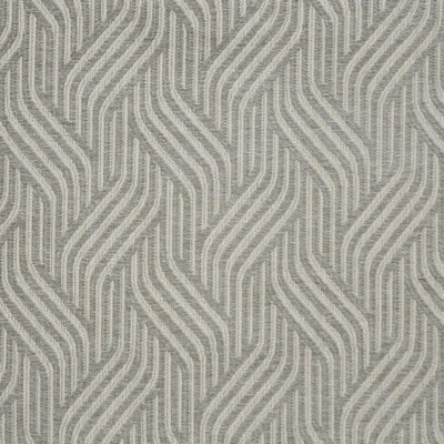Pathfinder 913 Dove in PERFORMANCE WOVENS-SILVER SUN Grey Upholstery POLYESTER/5%  Blend Patterned Chenille  Geometric  High Performance Zig Zag   Fabric