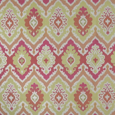 Resplendent 801 Tropics in PW-VOL.II DRAGONFRUIT Upholstery RAYON/34%  Blend Fire Rated Fabric Southwestern Crypton  Heavy Duty CA 117  NFPA 260  Ikat  Fabric