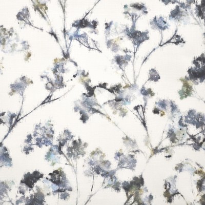 Rain Garden 324 Mineral in COLOR THEORY VOL. V - SORBET Grey Multipurpose COTTON Vine and Flower  Modern Floral Oriental   Fabric