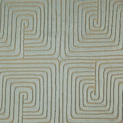 San Zeno 612 Duckegg in CLASSIC VELVETS POLYESTER/43%  Blend Fire Rated Fabric Patterned Velvet   Fabric