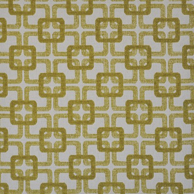 Shackle 601 Citrine in PW-VOL.II ALFRESCO Green Upholstery POLYESTER/38%  Blend Fire Rated Fabric Patterned Chenille  Geometric  Heavy Duty CA 117  NFPA 260   Fabric