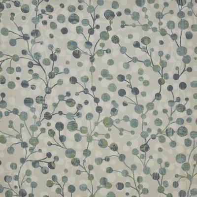 Spheres 205 Seaglass in COLOR WAVES-GARDENIA Green 100%  Blend Fire Rated Fabric Heavy Duty CA 117  NFPA 260  Modern Floral Circles and Dots Retro   Fabric