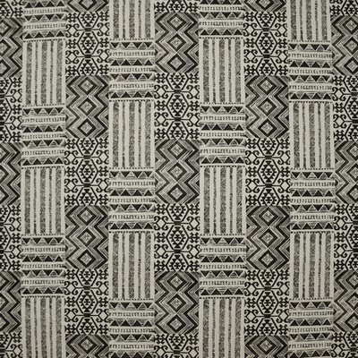 Sand Maze 335 Black Spice in COLOR WAVES-DOMINO EFFECT Black COTTON  Blend Fire Rated Fabric Heavy Duty CA 117  NFPA 260  Navajo Print   Fabric