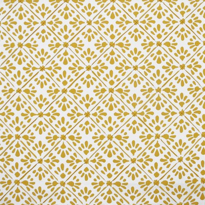 SUNDROP                        318 MUSTARD in COLOR WAVES-DOMINO EFFECT Drapery POLYESTER  Blend Floral Diamond  Contemporary Diamond   Fabric