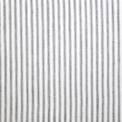 Tick Tock 508 Nickel in STRIPES & CHECKS Silver Drapery LINEN/45%  Blend Heavy Duty Striped Linen  Ticking Stripe   Fabric