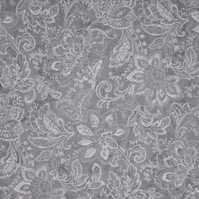 Willow Ware 604 Dawn in COLOR THEORY-VOL.IV BLUE CRUSH Grey POLYESTER  Blend Jacobean Floral  Classic Paisley   Fabric