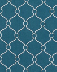 Picardie Trellis Turquoise by   