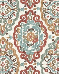 Scroll Medallion Garnet by   