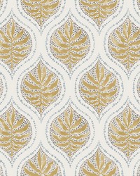 Modern Botanical Golden Haze by  RM Coco 