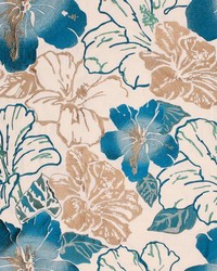 Floral Splendor Teal by   