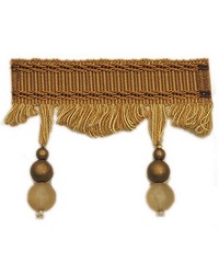 92072 Beaded Tassel Fringe City Gold by  RM Coco Trim 
