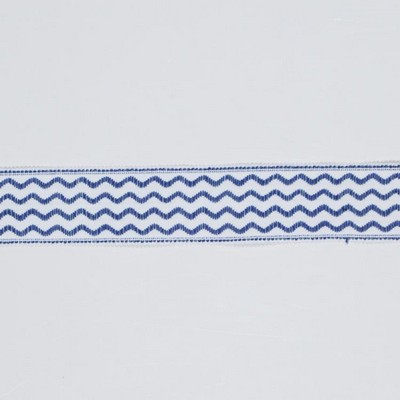 RM Coco Trim Bd104 Border 1 7 8 in  Blue in Bahama Breeze Blue ACRYLIC  Trim Border Outdoor Trims and Embellishments  Fabric