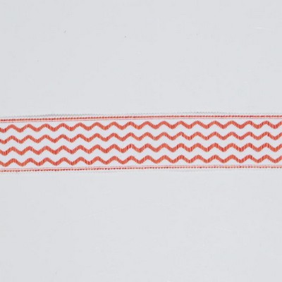 RM Coco Trim Bd104 Border 1 7 8 in  Sunset in Bahama Breeze Red ACRYLIC  Trim Border Outdoor Trims and Embellishments  Fabric