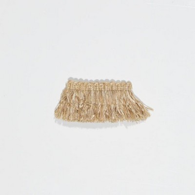 RM Coco Trim Bf100 Brush Fringe Mocha in Surfside Brown ACRYLIC Brush Fringe Outdoor Trims and Embellishments  Fabric