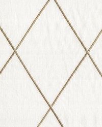 Diamond Trellis Sheer Linen by   