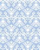 RM Coco Double Dutch Damask Reversal French Blue