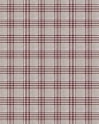 French Plaid Bordeaux by   